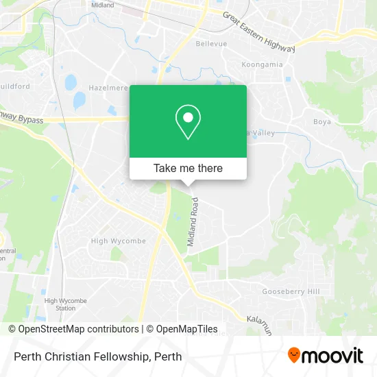 Mapa Perth Christian Fellowship