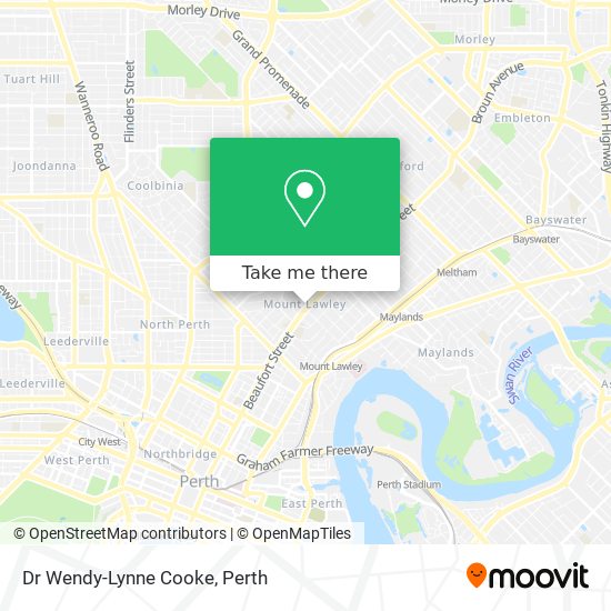Dr Wendy-Lynne Cooke map