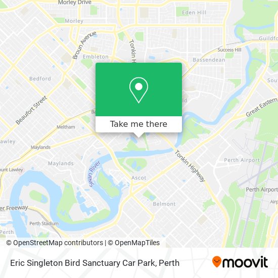 Eric Singleton Bird Sanctuary Car Park map