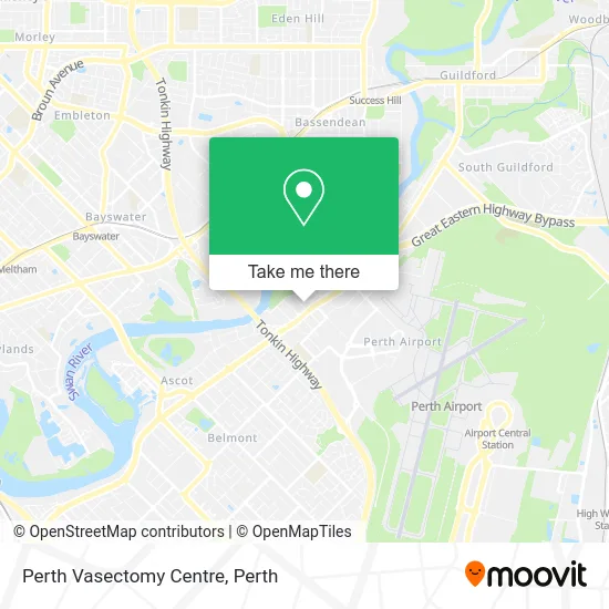Mapa Perth Vasectomy Centre