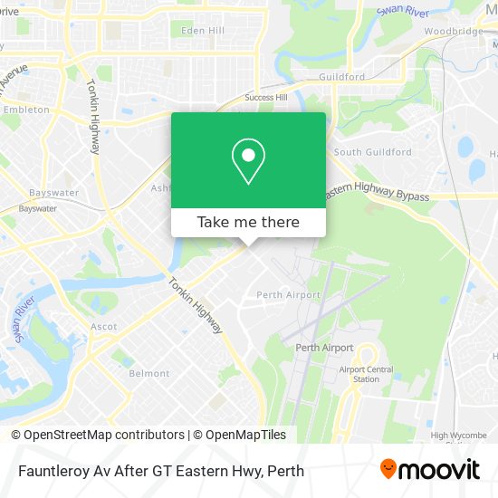 Fauntleroy Av After GT Eastern Hwy map