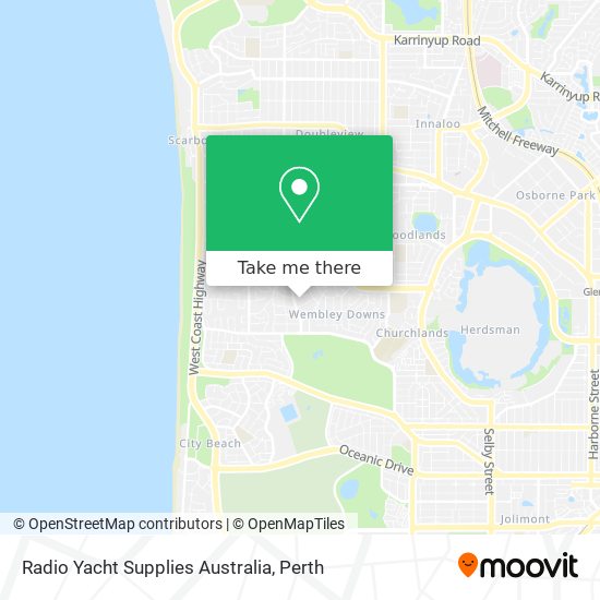 Radio Yacht Supplies Australia map