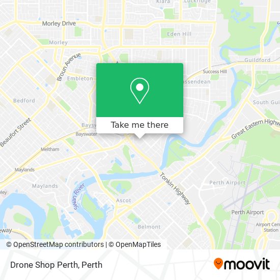 Mapa Drone Shop Perth