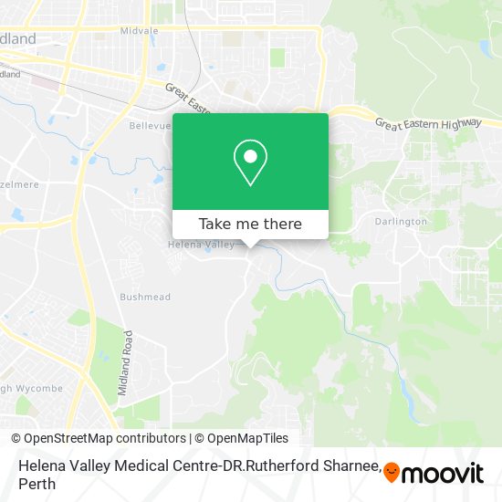 Helena Valley Medical Centre-DR.Rutherford Sharnee map