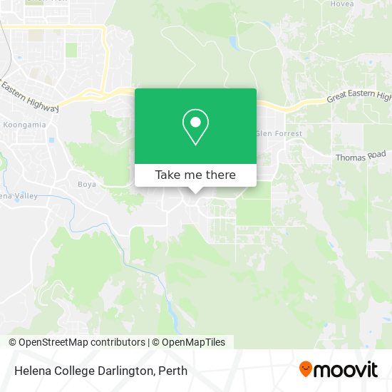 Helena College Darlington map
