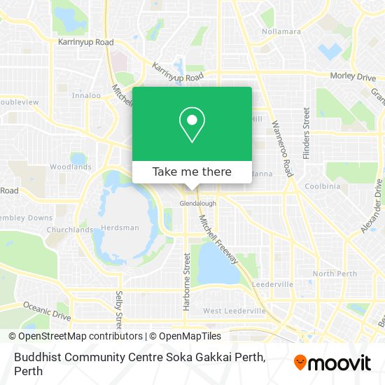 Buddhist Community Centre Soka Gakkai Perth map