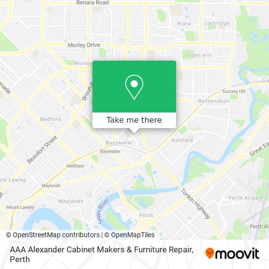 AAA Alexander Cabinet Makers & Furniture Repair map