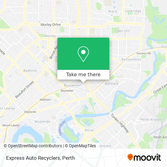 Express Auto Recyclers map