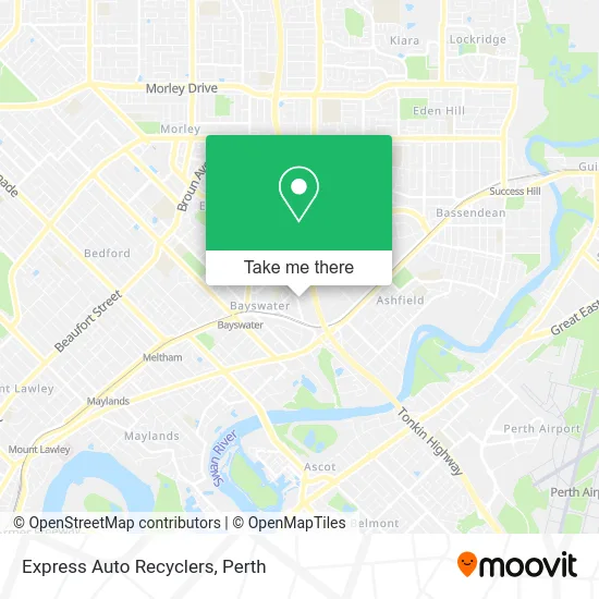 Mapa Express Auto Recyclers