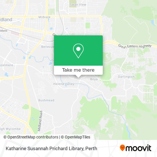 Katharine Susannah Prichard Library map