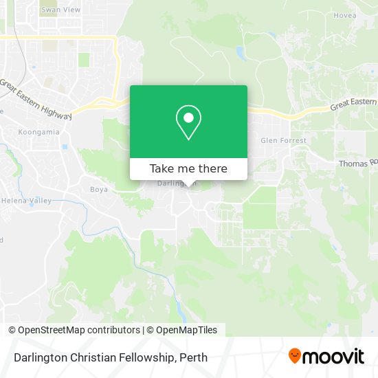 Darlington Christian Fellowship map