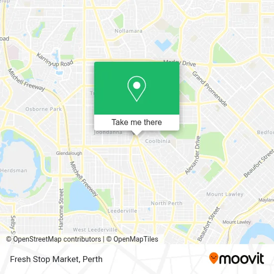 Mapa Fresh Stop Market