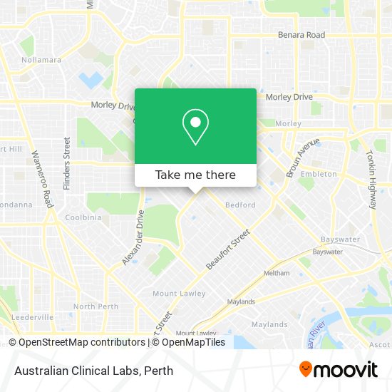 Mapa Australian Clinical Labs