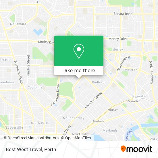 Best West Travel map