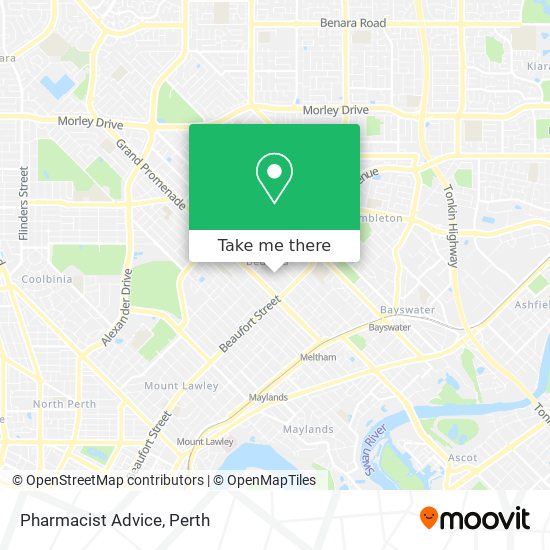 Pharmacist Advice map