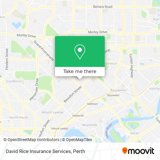 David Rice Insurance Services map