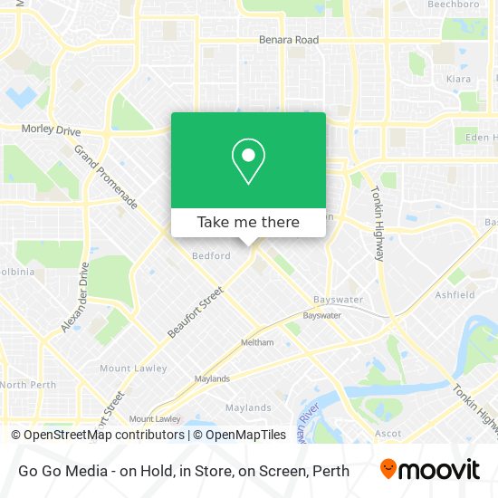 Go Go Media - on Hold, in Store, on Screen map