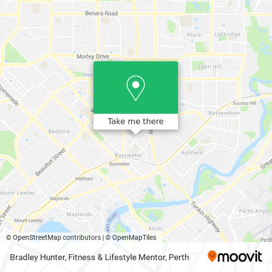 Bradley Hunter, Fitness & Lifestyle Mentor map