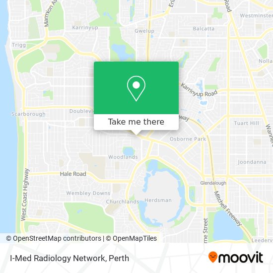 I-Med Radiology Network map