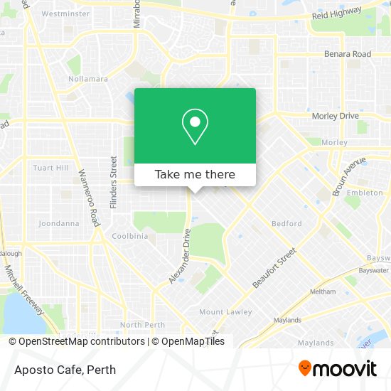Aposto Cafe map