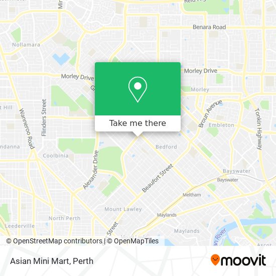 Asian Mini Mart map