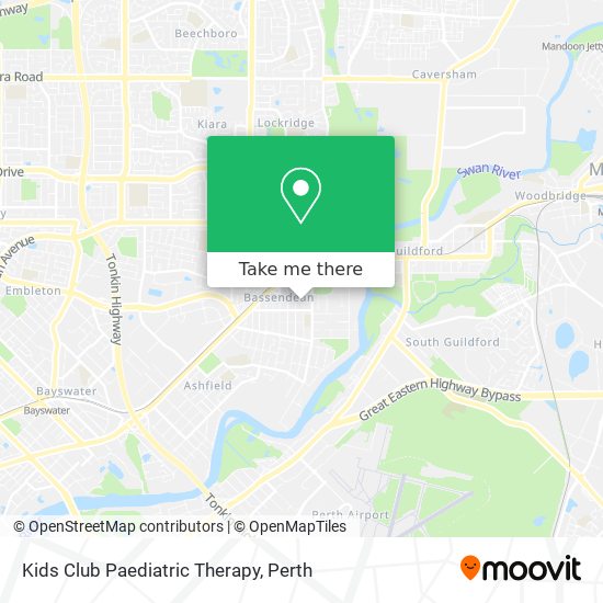 Kids Club Paediatric Therapy map