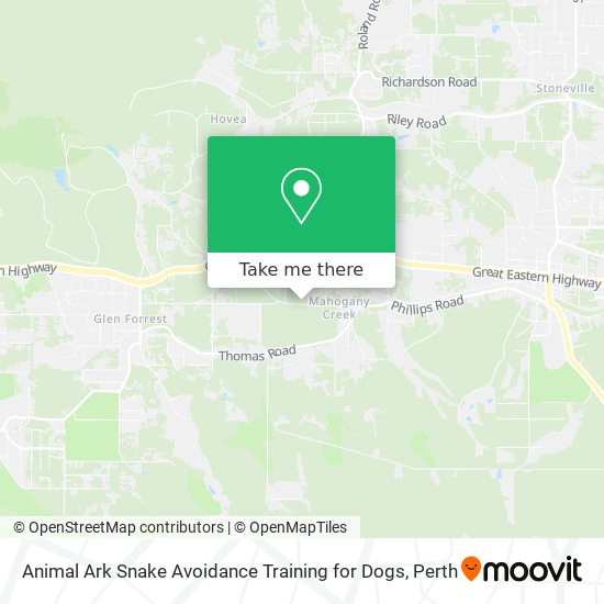 Mapa Animal Ark Snake Avoidance Training for Dogs