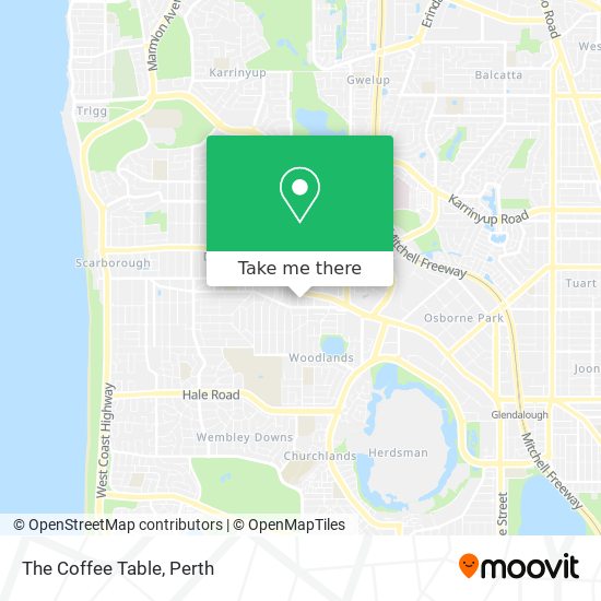 The Coffee Table map