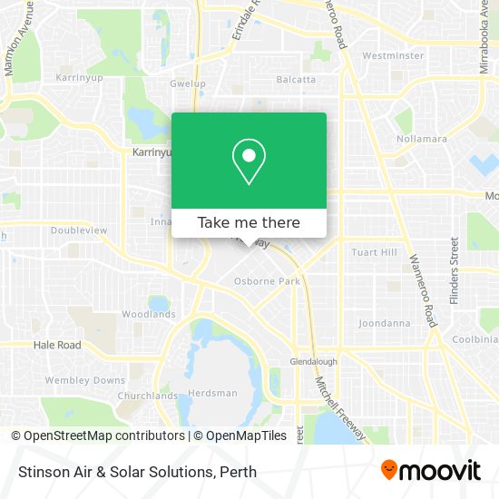 Stinson Air & Solar Solutions map