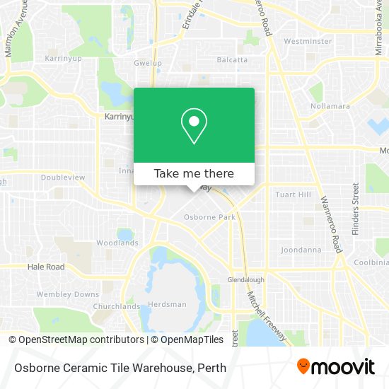 Osborne Ceramic Tile Warehouse map