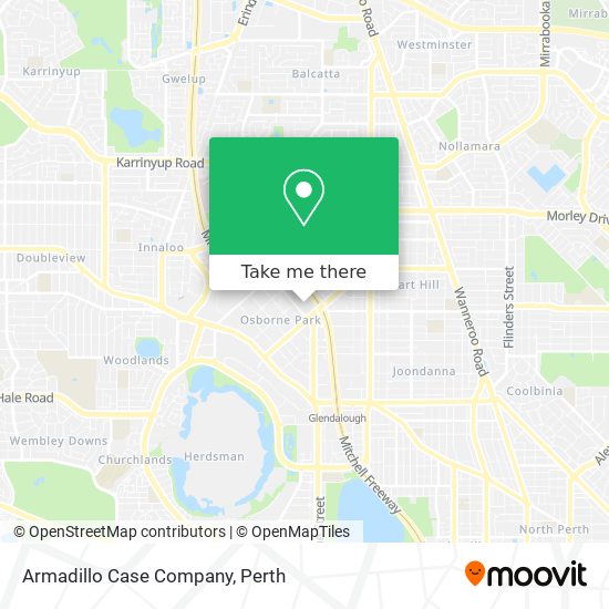 Armadillo Case Company map