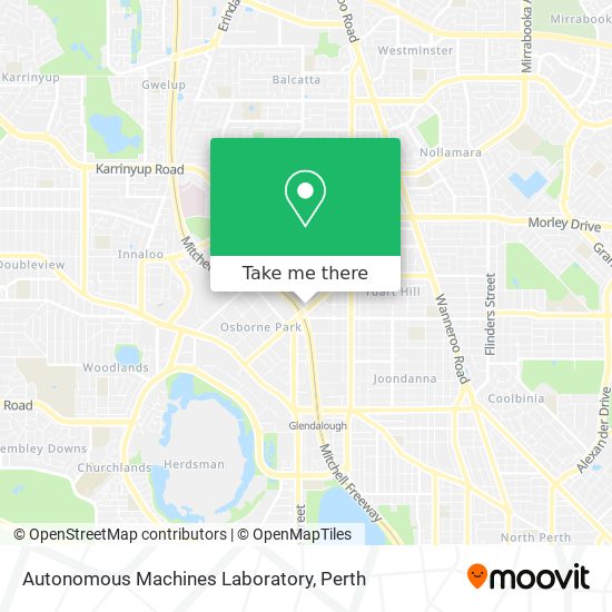 Autonomous Machines Laboratory map