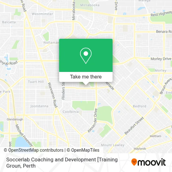 Mapa Soccerlab Coaching and Development [Training Groun