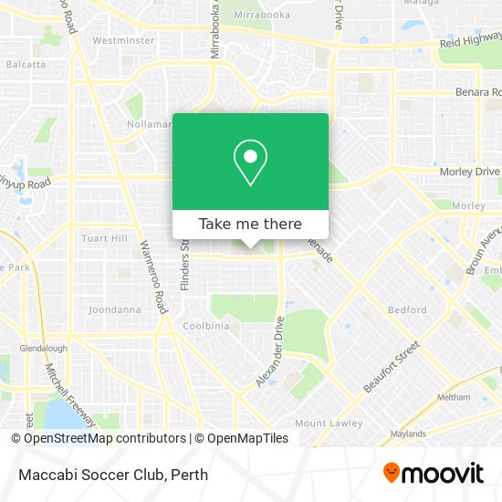 Maccabi Soccer Club map