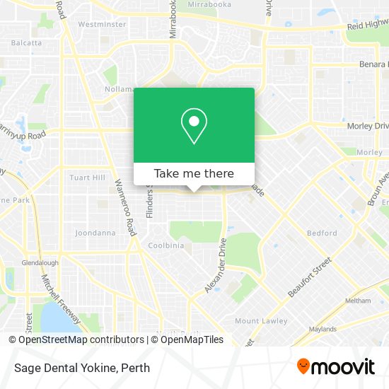 Sage Dental Yokine map