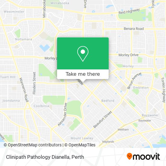 Clinipath Pathology Dianella map