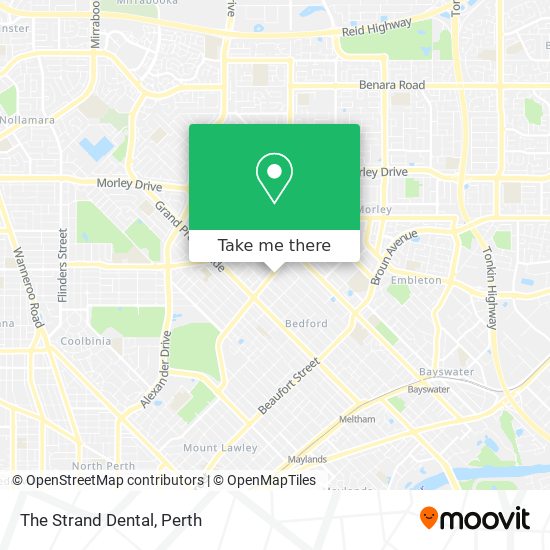 The Strand Dental map