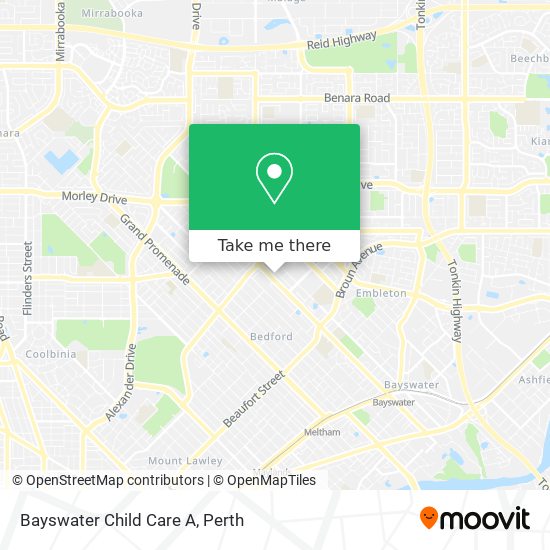 Bayswater Child Care A map