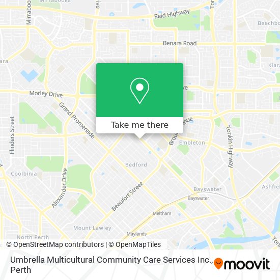 Umbrella Multicultural Community Care Services Inc. map