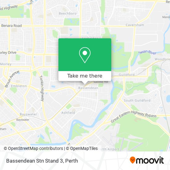 Bassendean Stn Stand 3 map