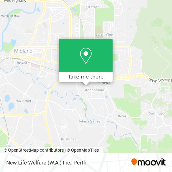 New Life Welfare (W.A.) Inc. map