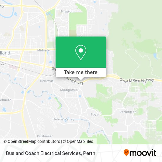 Bus and Coach Electrical Services map