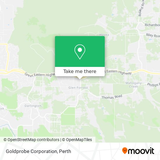 Goldprobe Corporation map