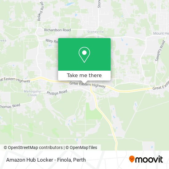 Amazon Hub Locker - Finola map