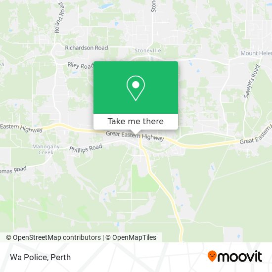 Wa Police map