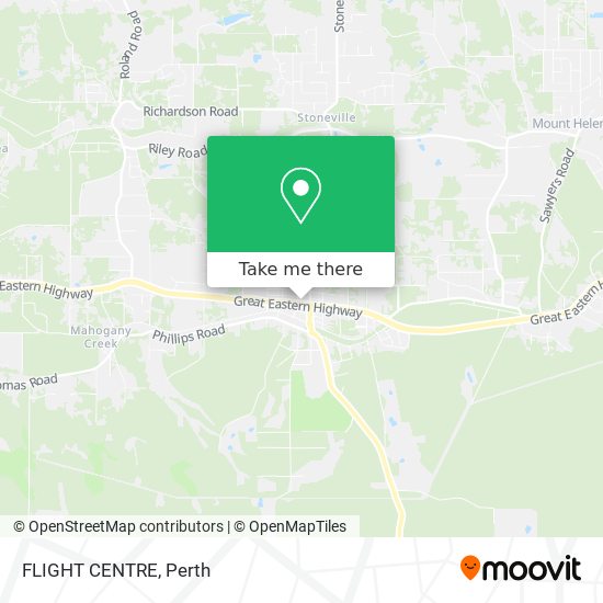 FLIGHT CENTRE map