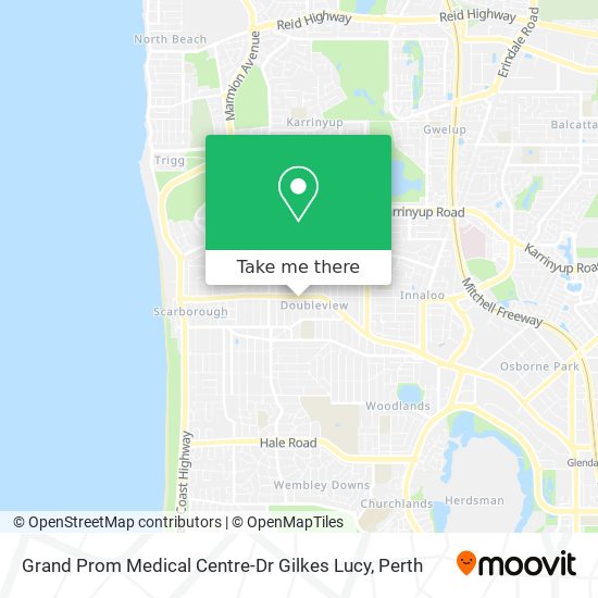 Grand Prom Medical Centre-Dr Gilkes Lucy map