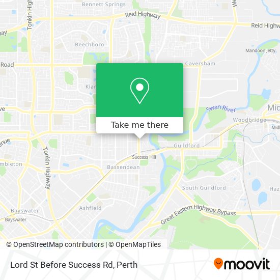 Lord St Before Success Rd map