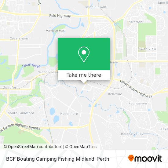 Mapa BCF Boating Camping Fishing Midland