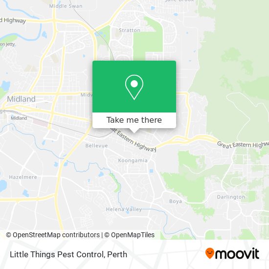 Little Things Pest Control map